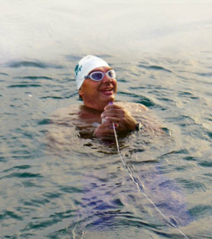 Angikar's  English Channel Triathlon 2014