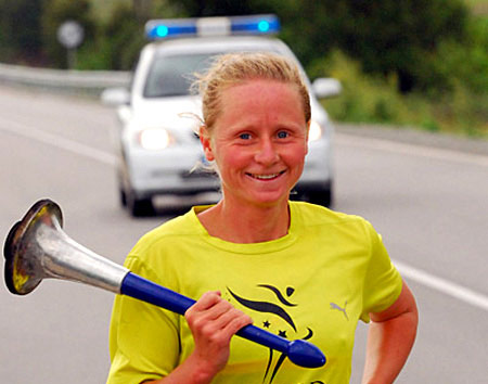 Sri Chinmoy Marathon Team member wins Women’s Los Angeles Marathon