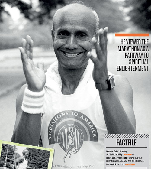 Sri Chinmoy at Mens Running Magazine